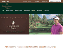 Tablet Screenshot of chaparralpines.com